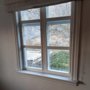 2-glasfönster med med Grundels Klimatruta.